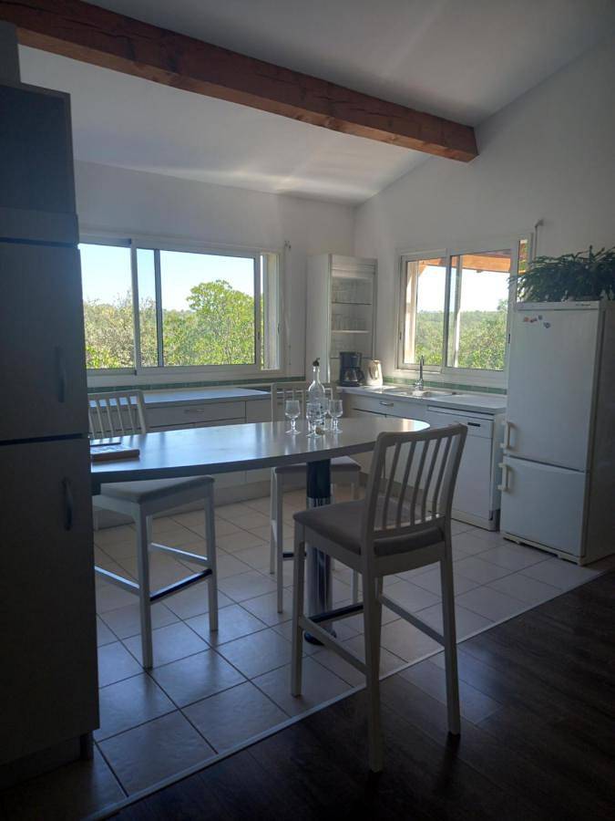 Location de vacances pour 6 personnes, avec piscine ainsi que vue et terrasse à Sardan - 2