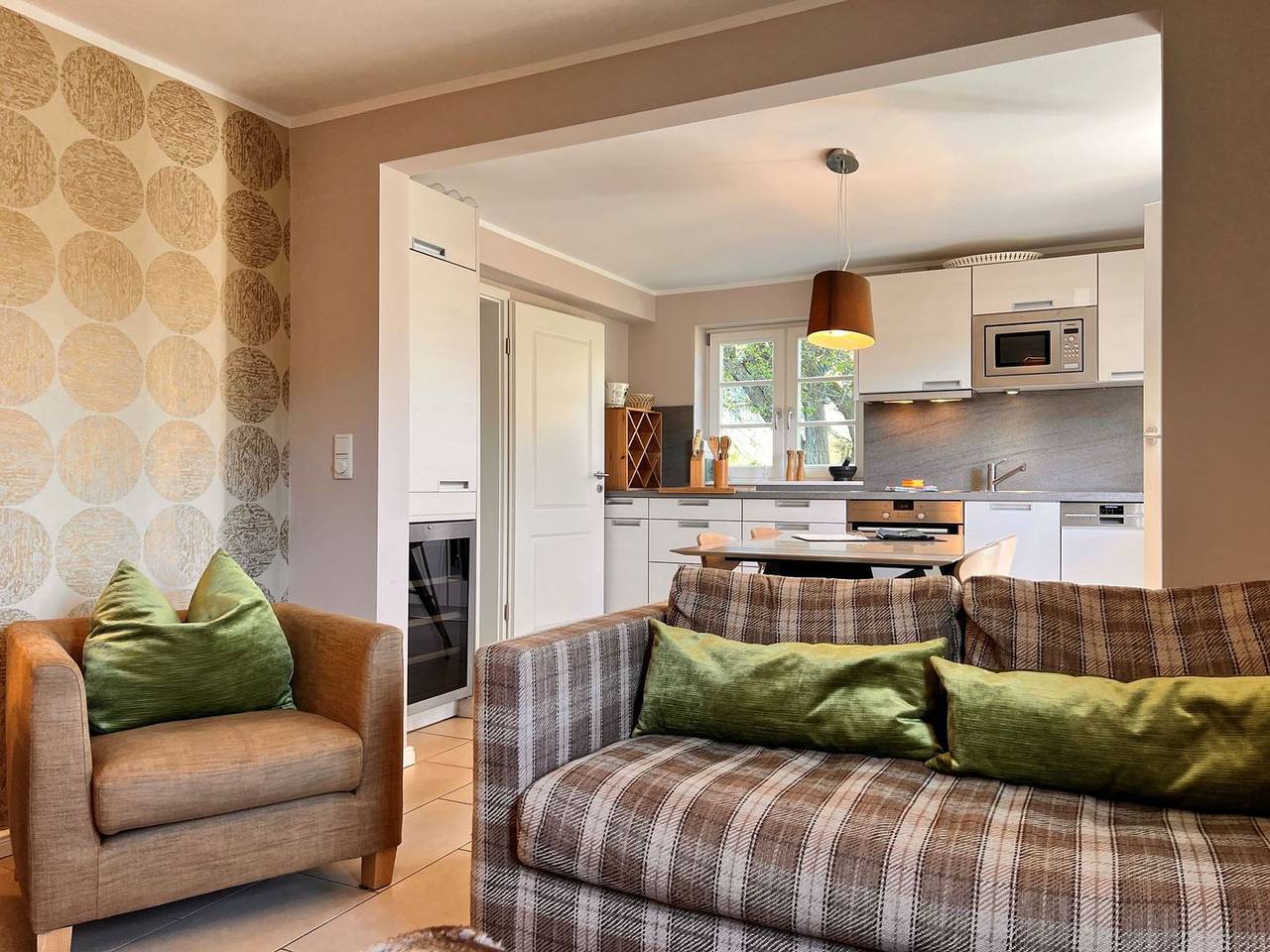 Haushälfte Lee 4 Sterne Haus mit Terrasse und Strandkorb in Nebel, Amrum