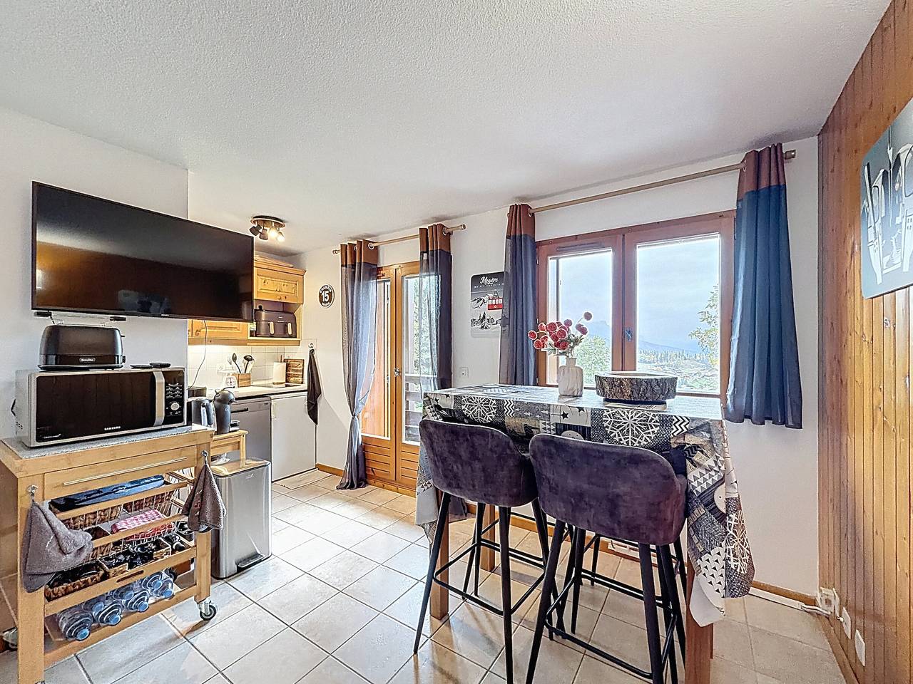 Ganze Wohnung, Charmante 2-Zimmer-Wohnung nahe Skipisten in Combloux in Combloux, Pays du Mont-Blanc