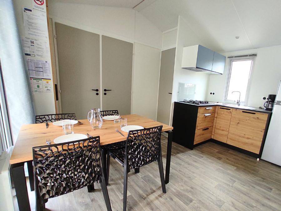Camping Les Alizés  - Mobilheim 5 personen - Oasis Confort+ 2 Zimmer 26 m² in Saint-Hilaire-de-Riez, Vendée