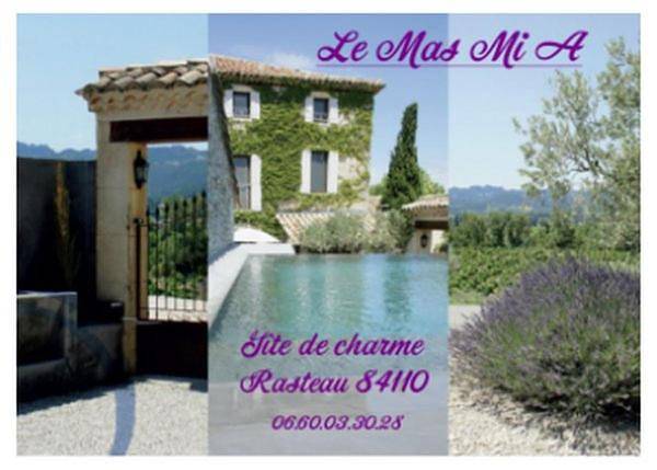 Location de vacances pour 10 personnes, avec jardin ainsi que piscine et vue à Rasteau - 2