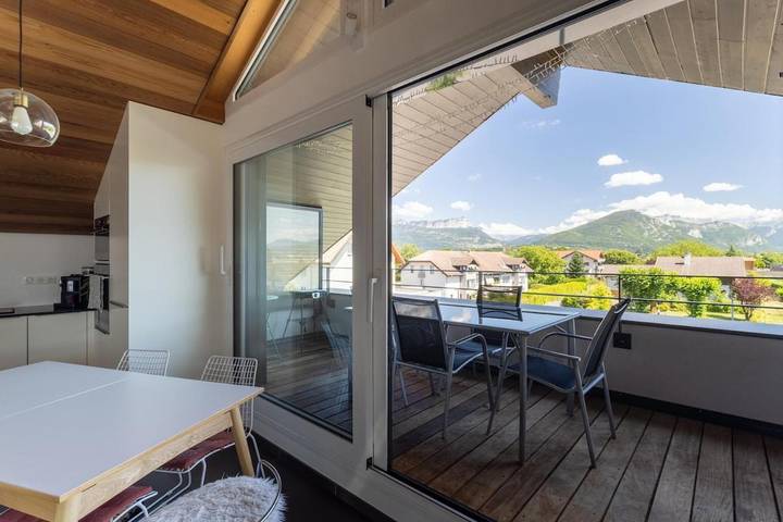 Gîte pour 6 personnes, avec terrasse, animaux acceptés à Metz-Tessy - 2