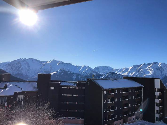 Ganzes Studio, Studio Bergblick + Kabinenecke 4 Personen - Komfort in Huez, Nationalpark Écrins