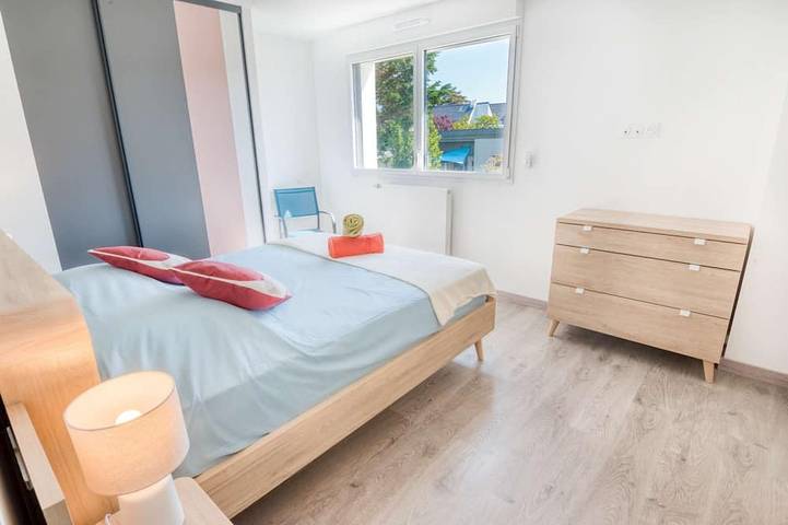 Ganze Wohnung, Premium-3-Zimmer-Wohnung für 4 Personen. In Strandnähe – Larmor-Plage in Larmor-Plage, Côte des Mégalithes