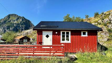 Chalet für 2 Personen, mit Garten und Ausblick auf den Lofoten