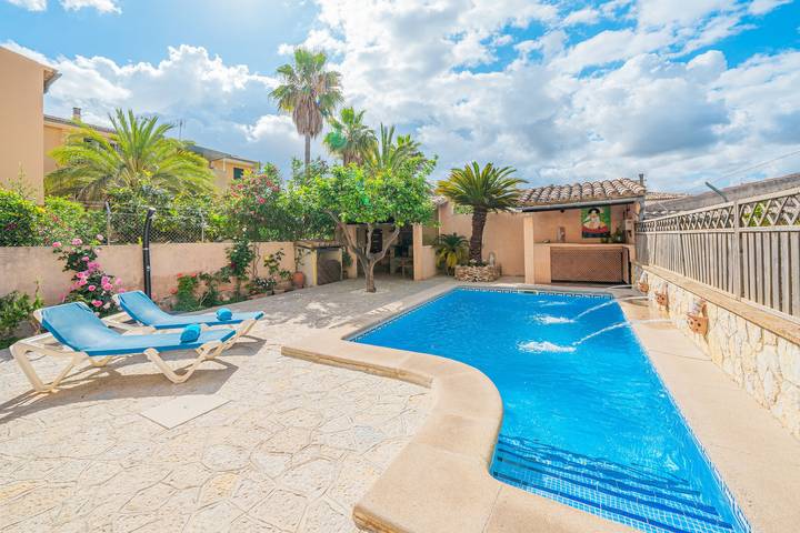 Casa de vacaciones "C'an Crespí" con piscina privada y Wi-Fi in Consell, Interior de Mallorca