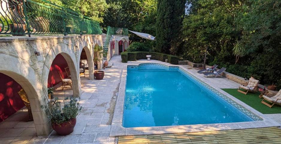 Maison de campagne pour 2 personnes, avec Terrasse et Jardin ainsi que Piscine et Vue à Saint-Privat - 2