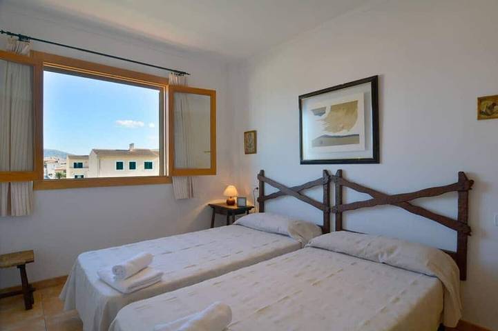 Ganze Wohnung, Son Serra Beach Apartment mit Meerblick und Terrasse in Playa Son Serra de Marina, Santa Margalida