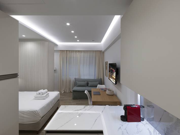 Entire studio, ·Chic and modern studio in the center in Central Section of Athens, Athens