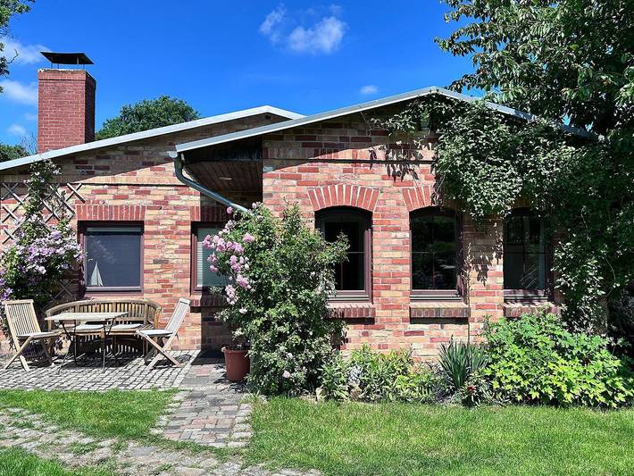 Ferienwohnung für 4 Personen, mit Ausblick und Garten sowie Terrasse
