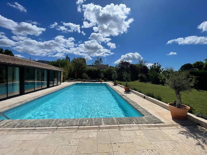 Maison de vacances pour 2 personnes, avec piscine ainsi que jardin et vue