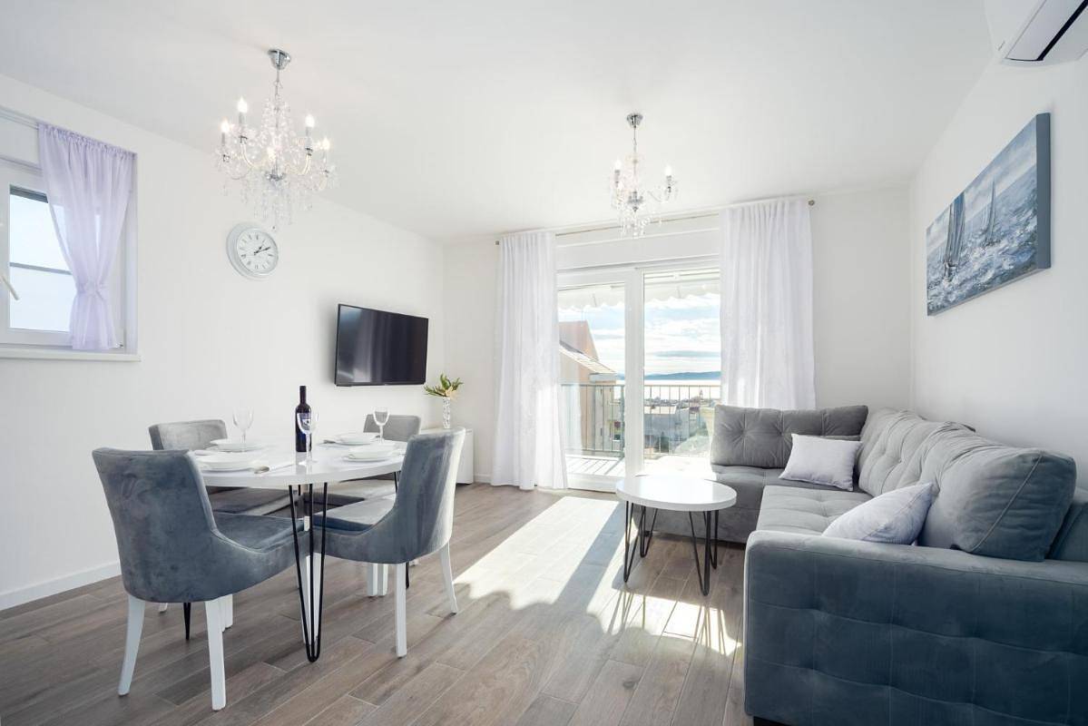 Ganze Wohnung, Sea Vista Apartment Kastela - Grau in Kastel Kambelovac, Kaštela