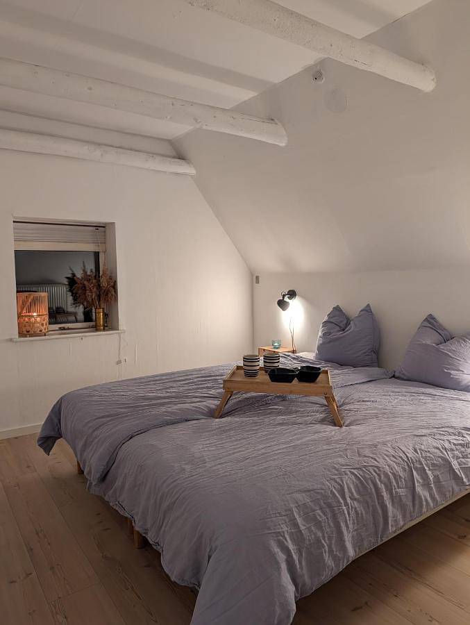 Alojamiento y desayuno para 2 personas, con jardín y terraza en Dinamarca