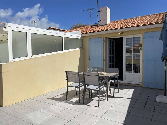 Ferienhaus für 3 Personen, mit Terrasse
