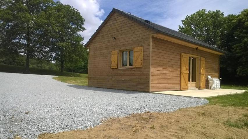 Chalet pour 6 personnes, avec Terrasse ainsi que Jardin et Vue