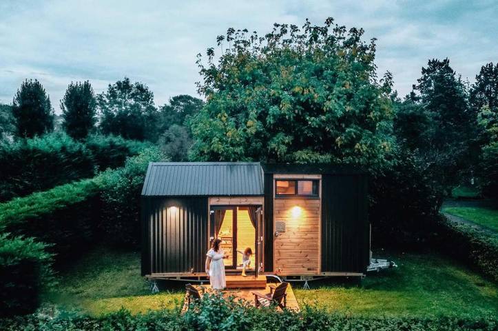 Maison de vacances pour 3 personnes, avec Piscine