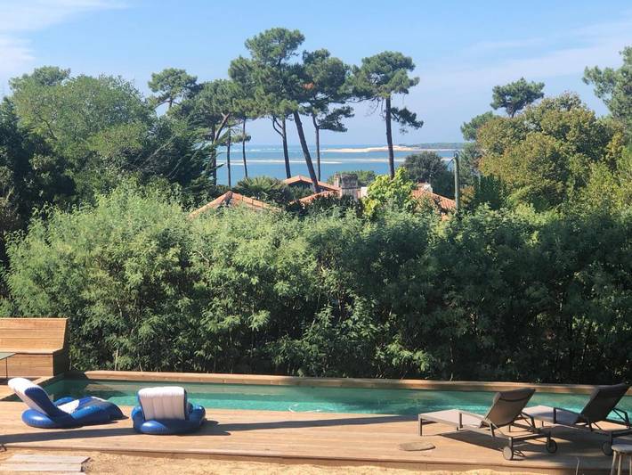 Chambre d’hôte pour 3 personnes, avec Terrasse et Jardin ainsi que Bassin pour enfant et Piscine à La Teste-de-Buch