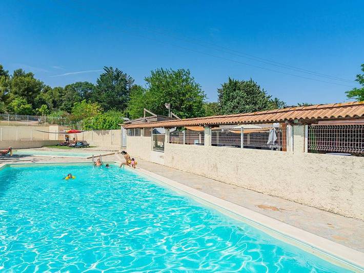 Mobil home pour 2 personnes, avec Bassin pour enfant à Villeveyrac