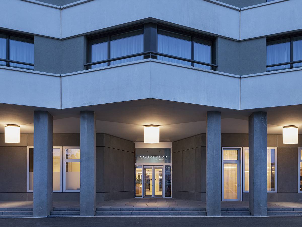 Courtyard by Marriott Biel-Bienne - Standard King mit Blick auf den Innenhof oder Zweibettzimmer, Blick auf den Innenhof in Biel/Bienne, Biel Seeland