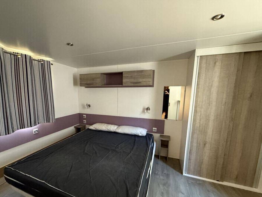 Camping Paradis Aubeterre sur Dronne - Mobilheim 4 personen - Mh 2ch Irm Pmr in Charente