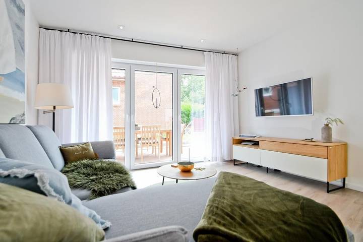 Appartement entier, Appartement de vacances pour 6 personnes avec terrasse in Norderney