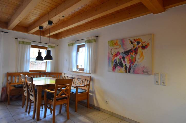 Freistehendes Ferienhaus mit Kamin, Balkon und Garten im Feriendorf Via Claudia in Lechbruck am See, Bayerisch Schwaben