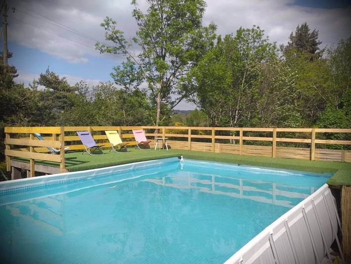Maison de vacances pour 7 personnes, avec Terrasse ainsi que Jardin et Vue