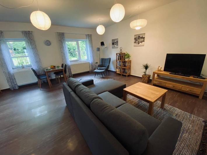 Ferienhaus für 3 Personen, mit Garten und Ausblick in Vinningen