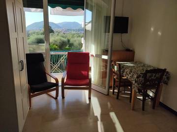 Gîte pour 2 personnes, avec terrasse et vue dans Lavagna