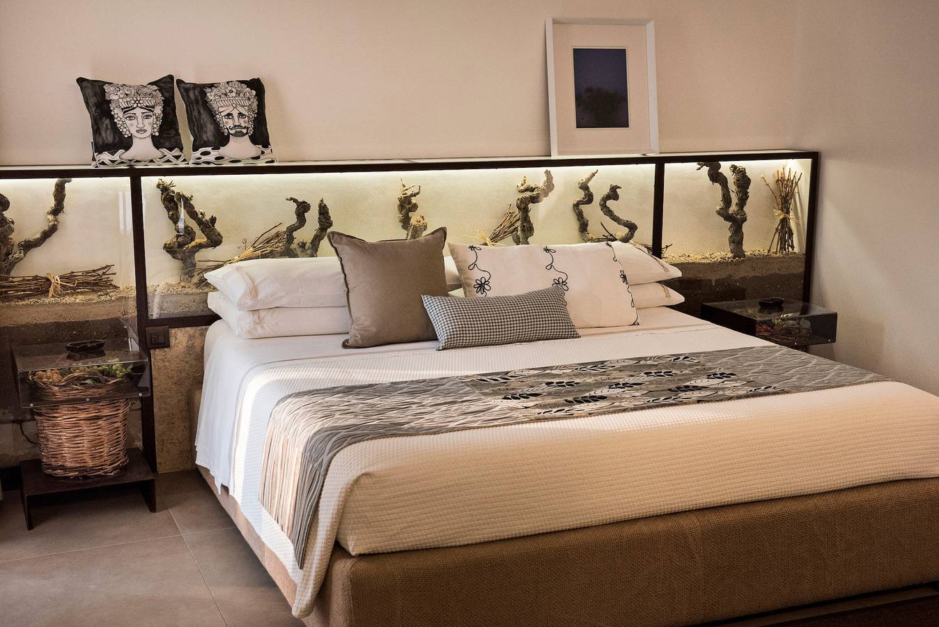 Camera 'Cantina Riofavara - Suite Vigna' con terrazza privata, Wi-Fi e aria condizionata in Ispica, Provincia di Ragusa