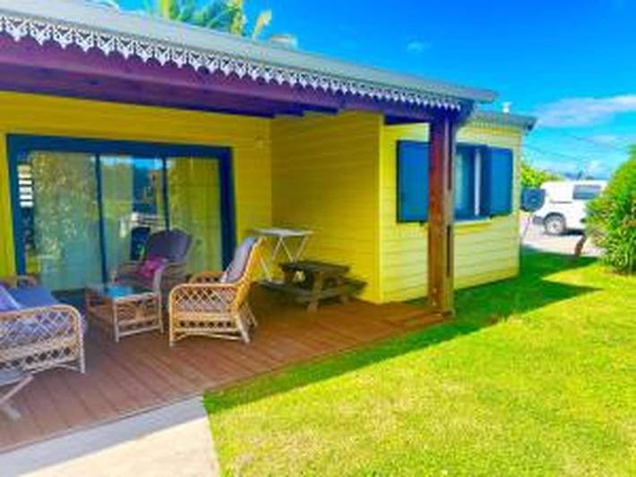 Gîte pour 4 personnes, avec terrasse ainsi que jacuzzi et piscine, adapté aux familles à Manapy les Bains - 4