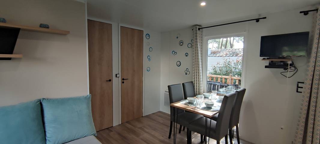 Mobil home pour 4 personnes, avec jardin, animaux acceptés à Les Mathes - 3
