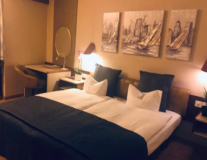 Hôtel pour 3 personnes, avec sauna ainsi que terrasse et vue, animaux acceptés - 1