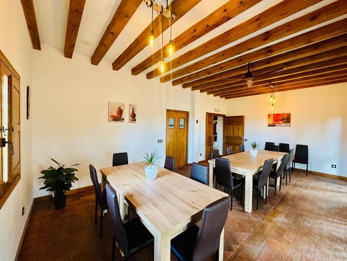Casa rural con piscina para 15 personas, con Balcón y Terraza además de Piscina y Vistas en Comarca de Sepúlveda - 3