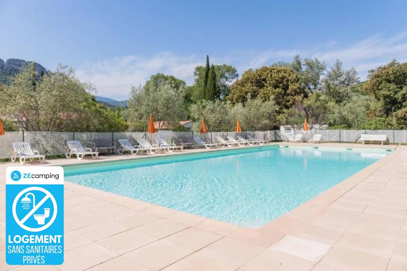 Zecamping 3* animé piscine animaux acceptés hammam mobil-home 21m2 in Buis-les-Baronnies, Región de Nyons