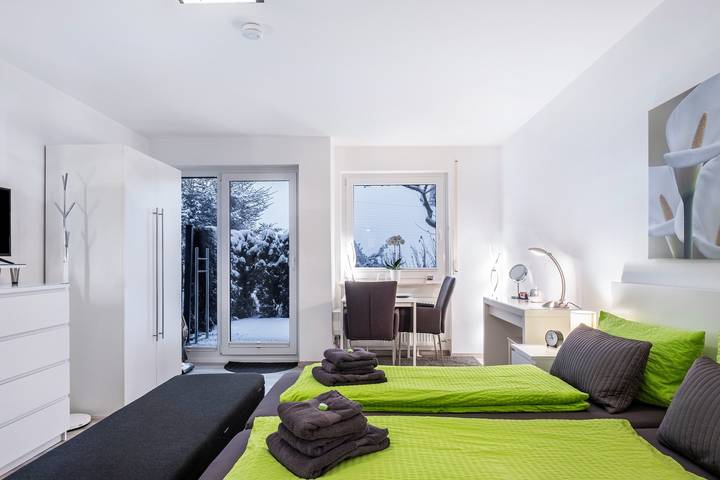 Studio für 2 Personen, mit Sauna und Garten