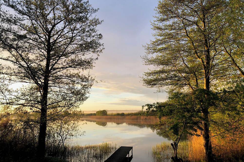 Reethaus am See mit Steg, Boot, Kamin und Sauna in Wanzka, Blankensee (Mecklenburg)