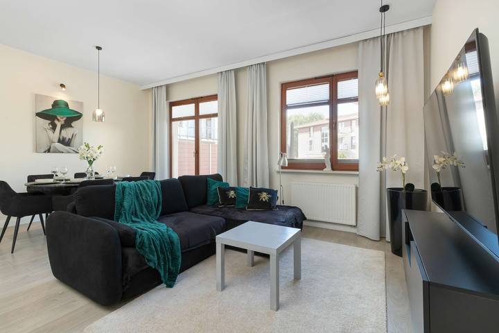 Apartament wakacyjny dla 6 osób, z Ogród w Jelitkowo