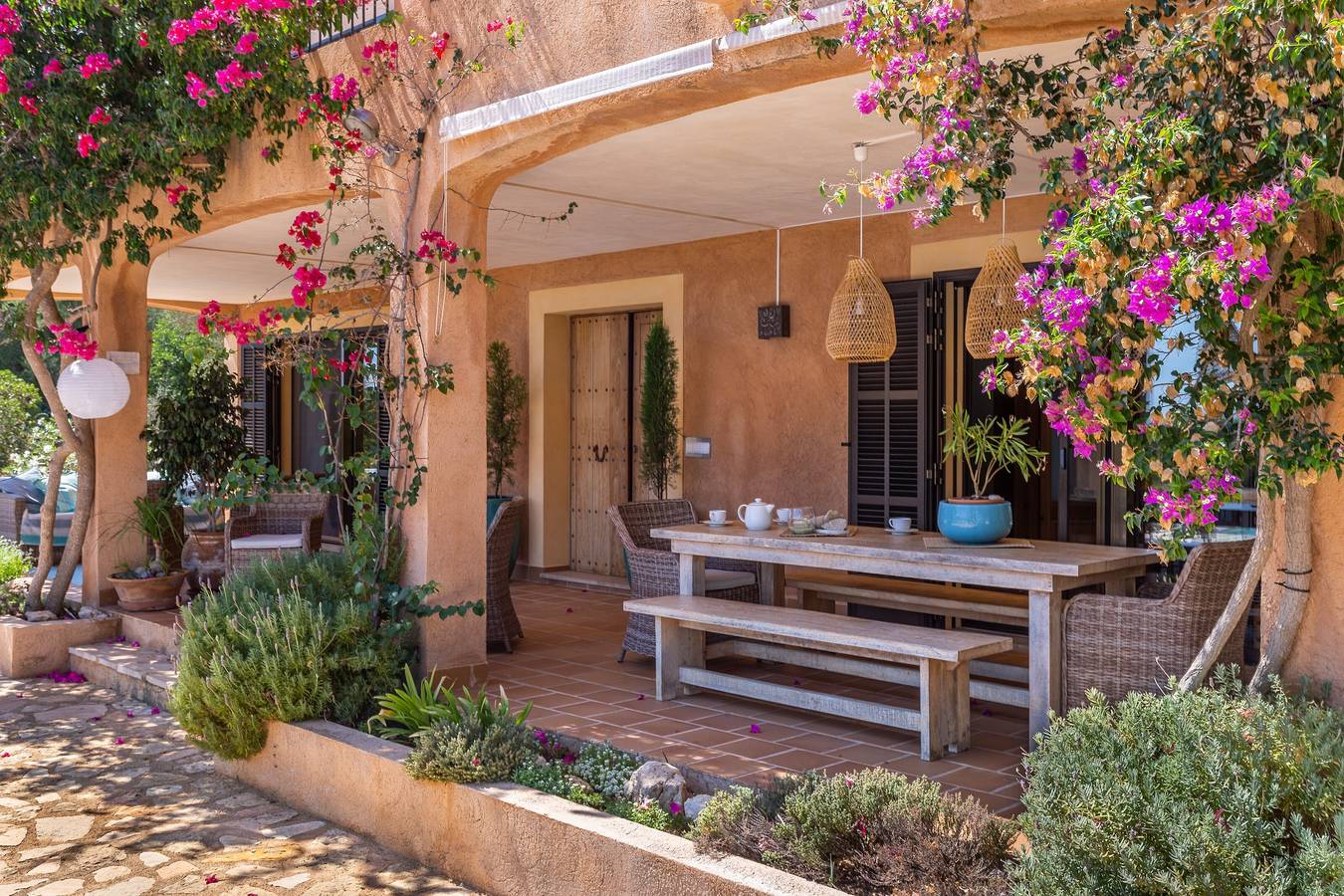 Finca 'El Retiro' mit privatem Pool, Wlan und Klimaanlage in Ses Salines, Mallorca Süden