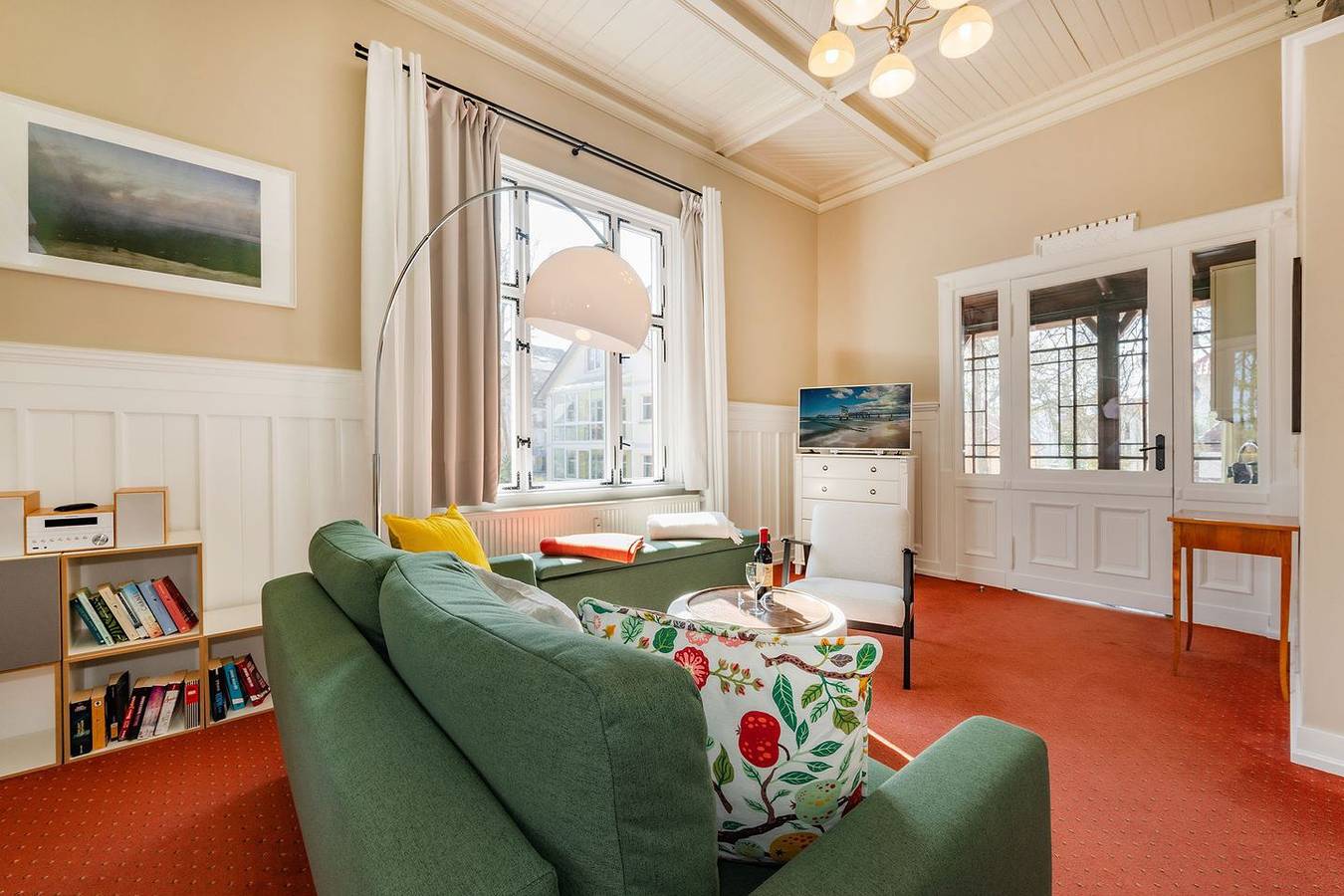 Ganze Wohnung, Ostseepark Captain's Haus 1.4 - sensationeller Seeblick direkt an der Promenade in Strand Heringsdorf, Heringsdorf