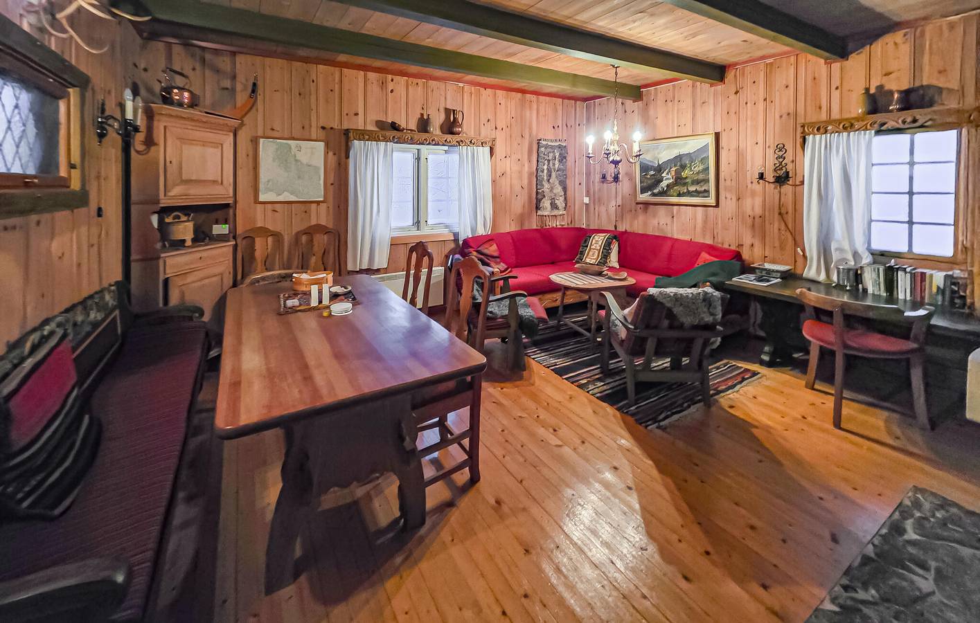 Ferienhaus für 8 Personen mit Garten in Flesberg