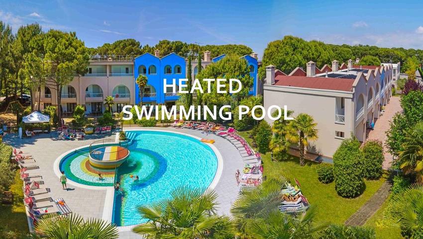 Bungalow für 4 Personen, mit Balkon und Terrasse sowie Garten und Pool in Bibione