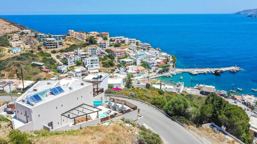 Villa pour 10 personnes, avec balcon ainsi que jacuzzi et piscine à Bali (Crète) - 2