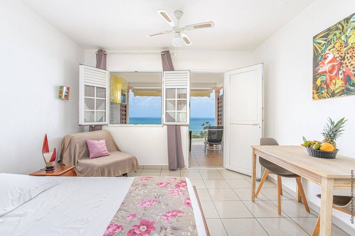 Studio entier, Studio coquet, vue panoramique, Baie du Diamant in Le Diamant, Martinique