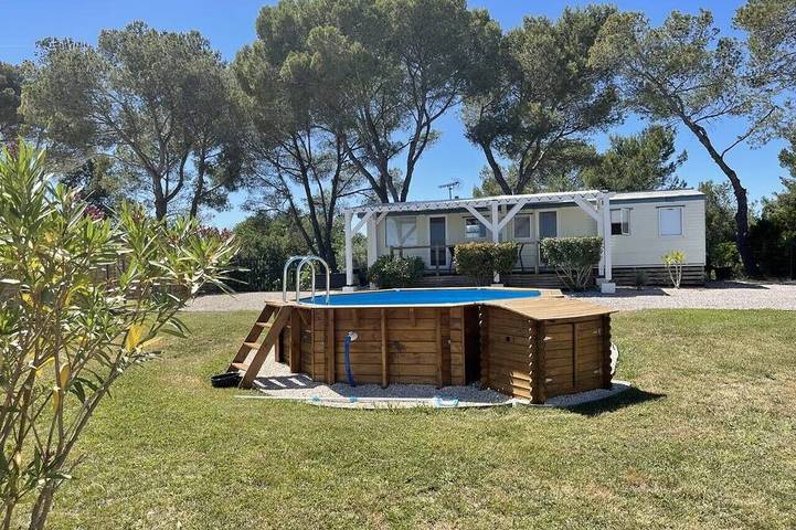 Mobil home pour 6 personnes, avec Terrasse et Jardin à Servian