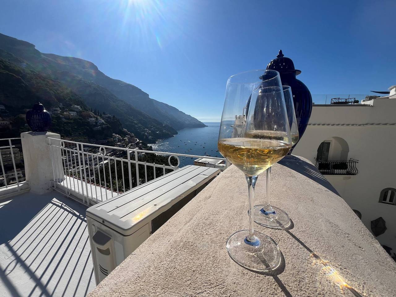 Villa Panoramica luxury Positano- vista mare in Spiaggia Fornillo, Positano