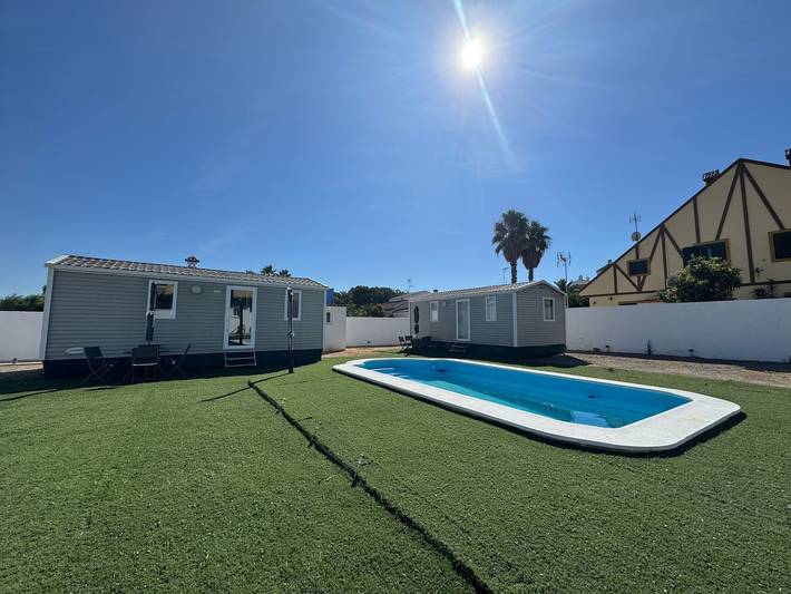 Bungalow för 4 Personer, med Trädgård i Andalusien