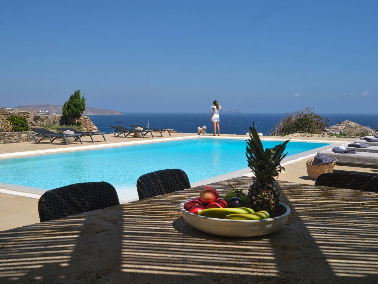 Blue Lounge Villa, Míkonos – Vistas al Egeo, piscina privada y cerca de playas famosas in Kalafati, Mykonos