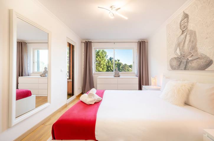 Apartamento de férias para 6 pessoas, com varanda em Aroeira