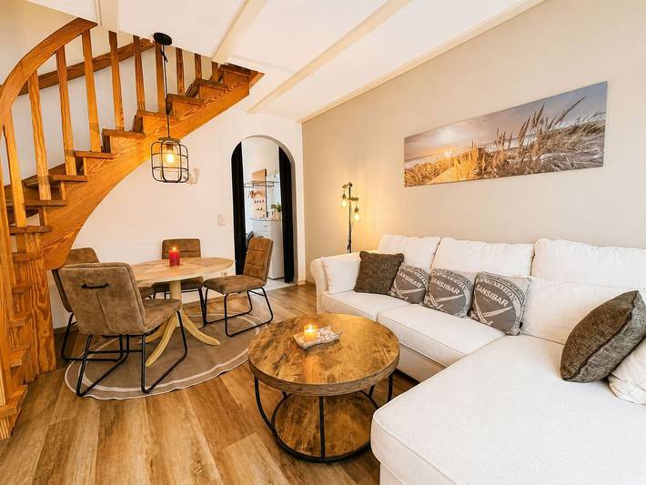 Ganze Wohnung, Reihenhaus in Horumersiel: 60 m² für bis zu 3, Terrasse, Wlan, Haustier erlaubt in Horumersiel, Wangerland
